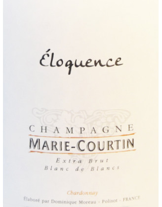 Champagne MARIE-COURTIN: Cuvée ÉLOQUENCE Blanc de Blancs Extra Brut 